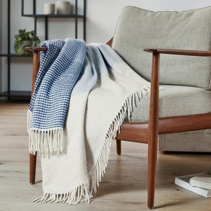 Plaid mit modernem Farbverlauf - Blau -