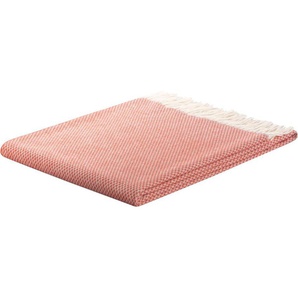 Plaid Sumero, Biederlack, mit edlem Melange-Effekt, Kuscheldecke