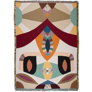 Plaid Theo textil bunt / By Meike Legler - 137 x 178 cm - Slowdown Studio - Bunt