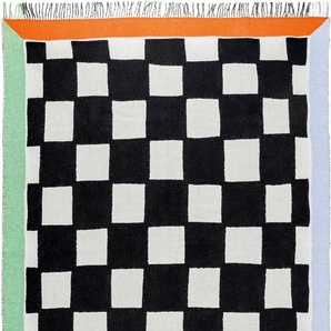 Plaid TOM TAILOR HOME Checkmate Bings Wohndecken Gr. B/L: 140 cm x 210 cm, bunt Wolldecken Künstlerkollektion