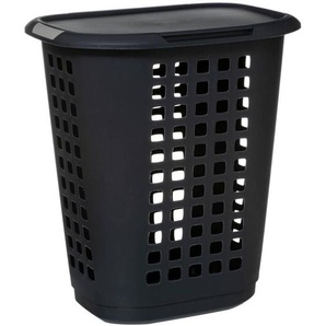 Plastik wäschekorb 63l hugger grau - 5five