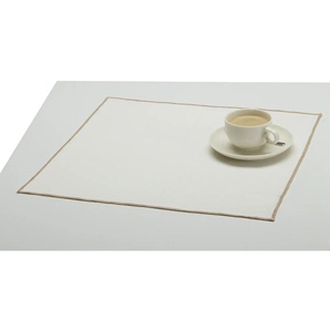 Platzset Uni - beige - 100% Baumwolle - 45 cm | Möbel Kraft