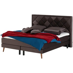 Playboy Boxspringbett  Audrey ¦ grau ¦ Maße (cm): B: 170 H: 118