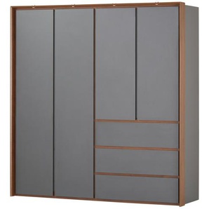 Playboy Kleiderschrank  Victoria - grau - Materialmix - 200 cm - 212 cm - 67 cm | Möbel Kraft