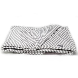 Playboy Kuscheldecke, Grau, Weiß, Textil, 150x220 cm, Wohntextilien, Decken, Kuscheldecken