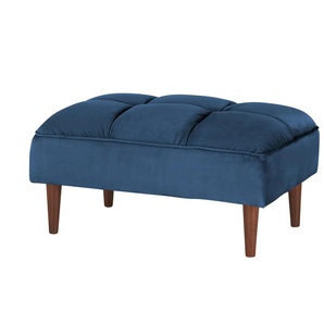 Playboy Polsterhocker  Scarlett ¦ blau ¦ Maße (cm): B: 88 H: 44 T: 57.0