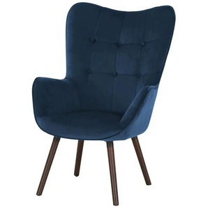 Playboy Sessel  Bridget ¦ blau ¦ Maße (cm): B: 68 H: 99 T: 77.0