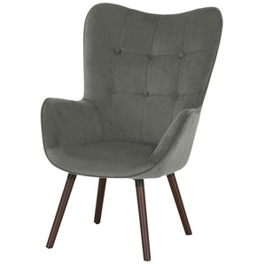 Playboy Sessel  Bridget ¦ grau ¦ Maße (cm): B: 68 H: 99 T: 77.0