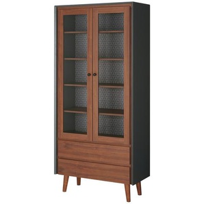 Playboy Vitrine  Victoria ¦ holzfarben ¦ Maße (cm): B: 90 H: 195 T: 42.0