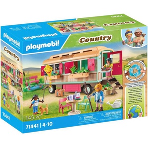 Playmobil® Konstruktions-Spielset Gemütliches Bauwagencafé (71441), Country, (145 St), teilweise aus recyceltem Material, Made in Germany