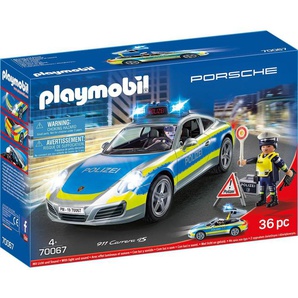 Playmobil® Konstruktions-Spielset Porsche 911 Carrera 4S Polizei (70067), City Action, (36 St), Made in Germany