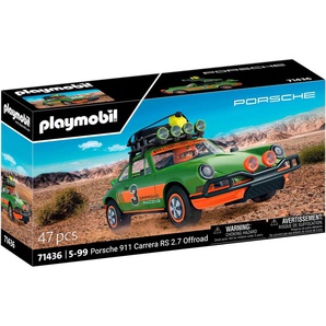 Playmobil® Konstruktions-Spielset Porsche 911 Carrera RS 2.7 Offroad (71436), Cars, (47 St), Made in Germany