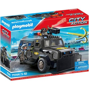 Playmobil® Konstruktions-Spielset SWAT-Geländefahrzeug (71144), City Action, (73 St), Made in Europe, mit Licht und Sound