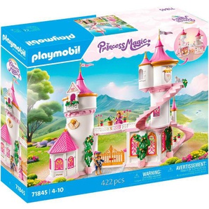 Playmobil® Prinzessinnenschloss mit Königspaar (71845), Playmobil Princess Magic Konstruktions-Spielset, (422 St), Made in Germany