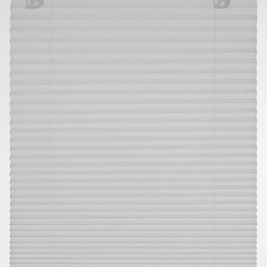 Plissee Solo mit Saugnäpfen Grau