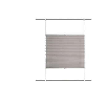 Plisseerollo | grau | 40 cm | 130 cm |