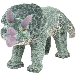 Plüschtier Triceratops Stehend Plüsch Grün XXL
