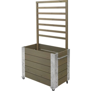 PLUS Blumenkasten Cubic, mit Spalier, BxTxH: 50x87x155 cm