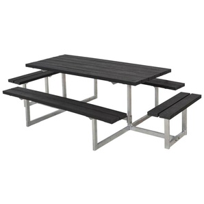 Plus Kombimöbel Basic 260 x 160 x 73 cm Kunststoff, schwarz strukturiert GLO691200503