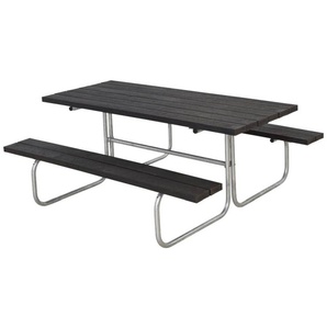 Plus Kombimöbel Classic 180 x 155 x 73 cm Kunststoff, schwarz strukturiert GLO691200539