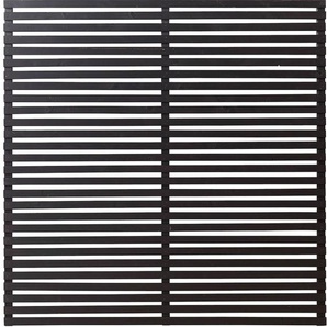 PLUS Sichtschutzelement Tokyo Zaunelemente Gr. H/L: 180 cm x 5,76 m H/L: 180 cm x 180 cm, schwarz Sichtschutzelemente
