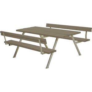 PLUS Sitzgruppe Alpha Kombimöbel mit 2 Rückenlehnen, (1-tlg), 177x185x76/45 cm