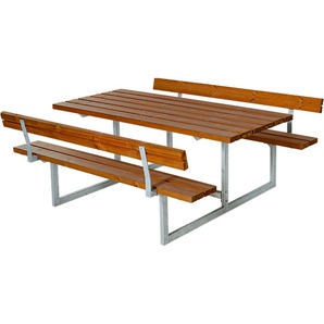 PLUS Sitzgruppe »Basic« Kombimöbel + 2 Rückenlehnen, (1-tlg), 177x184x75/45 cm