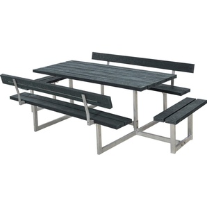 PLUS Sitzgruppe »Basic« Kombimöbel + Anbau und 2 Rückenlehnen, (1-tlg), 260x184x75/45 cm