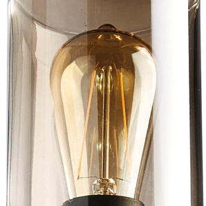 Pollerleuchte HEITRONIC Santorin Lampen Gr. 1 flammig, Ø 11 cm Höhe: 50 cm, grau (anthrazit) Pollerleuchten