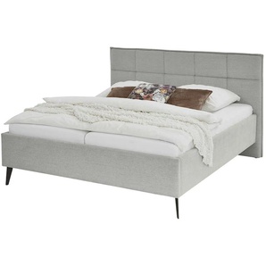 Polsterbettgestell  Paulo ¦ grau ¦ Maße (cm): B: 202 H: 120