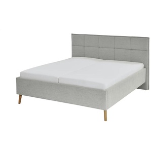 Polsterbettgestell  Paulo ¦ grau ¦ Maße (cm): B: 202 H: 120