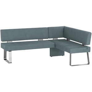 Eckbank  Canto I ¦ blau ¦ Maße (cm): B: 203 H: 87 T: 157.0