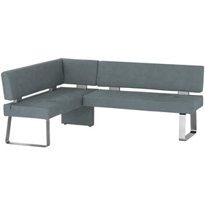Eckbank  Canto I ¦ blau ¦ Maße (cm): B: 203 H: 87 T: 157.0