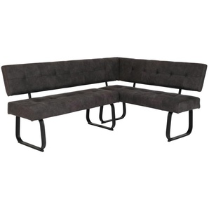 Polster-Eckbank  Jordan ¦ grau ¦ Maße (cm): B: 152 H: 92