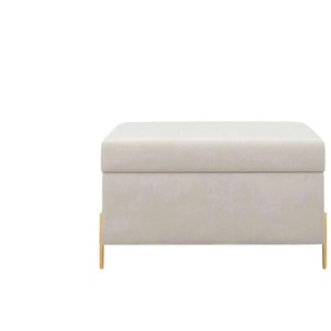 Polsterbank - beige - Materialmix - 80 cm - 46 cm | Möbel Kraft