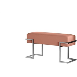 Polsterbank - rosa/pink - Materialmix - 100 cm - 42 cm | Möbel Kraft
