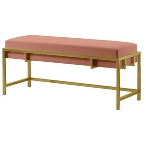 Polsterbank - rosa/pink - Materialmix - 100 cm - 45 cm | Möbel Kraft