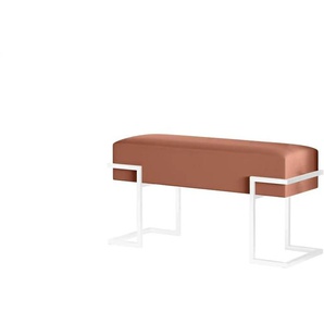 Polsterbank - rosa/pink - Materialmix - 80 cm - 42 cm | Möbel Kraft
