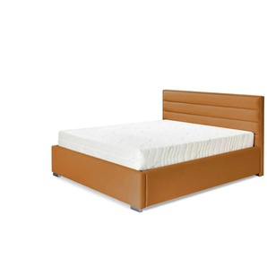 Polsterbett mit Bettkasten Cezar ¦ gelb ¦ Maße (cm): B: 200 H: 110