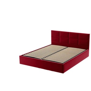 Polsterbett mit Bettkasten Gobi ¦ rot ¦ Maße (cm): B: 129 H: 90