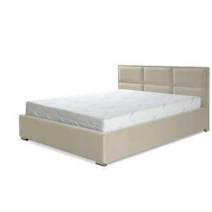 Polsterbett mit Bettkasten Imbir ¦ beige ¦ Maße (cm): B: 120 H: 52
