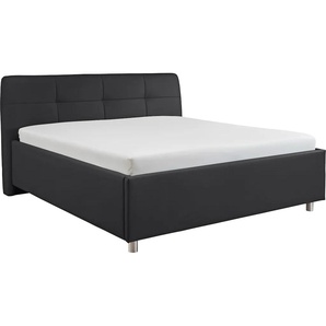 Polsterbett ADA TRENDLINE Peggy Betten Gr. Kunstleder NTLO, Liegefläche B/L: 180 cm x 200 cm Betthöhe: 50 cm, Gewicht, ohne Matratze, schwarz (schwarz ntlo 10) Bett Polsterbett Polsterbetten ohne Bettkasten Betten wahlweise mit Matratze und Lattenrost, in