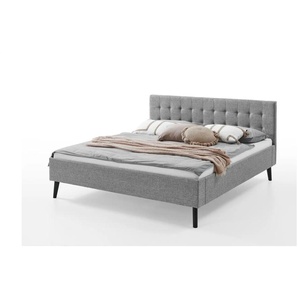Polsterbett Aldridge - grau - Materialmix - 186 cm - 100 cm | Möbel Kraft