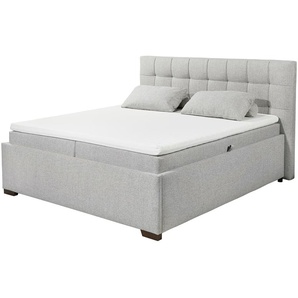 Boxbett mit Bettkasten Artos ¦ grau ¦ Maße (cm): B: 203 H: 123