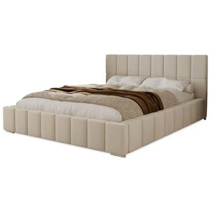 Polsterbett mit Stauraum Ayr ¦ beige ¦ Maße (cm): B: 175 H: 100