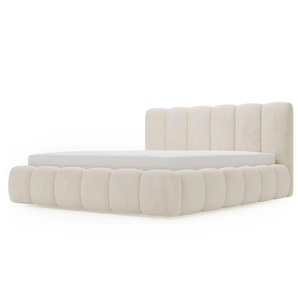 Polsterbett Cloud - beige - Materialmix - 205 cm - 105 cm | Möbel Kraft