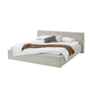 Polsterbett - beige - Materialmix - 218 cm - 82 cm | Möbel Kraft
