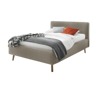 Polsterbett - braun - Materialmix - 161 cm - 105 cm | Möbel Kraft
