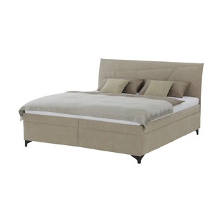 Polsterbett - braun - Materialmix - 186 cm - 110 cm | Möbel Kraft