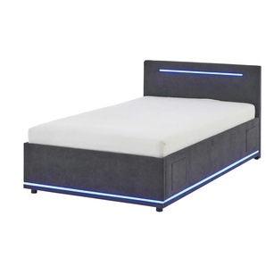 Polsterbett  Circle ¦ grau ¦ Maße (cm): B: 148 H: 90